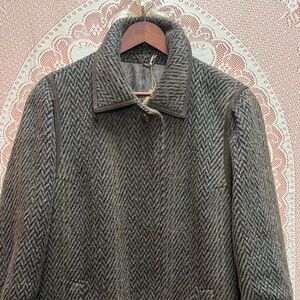 Vintage Del Mod International Herringbone Coat